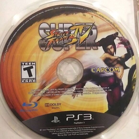 SUPER STREET FIGHTER IV game disc only - Sony Playstation 3 PS3 - Picture 1 of 2